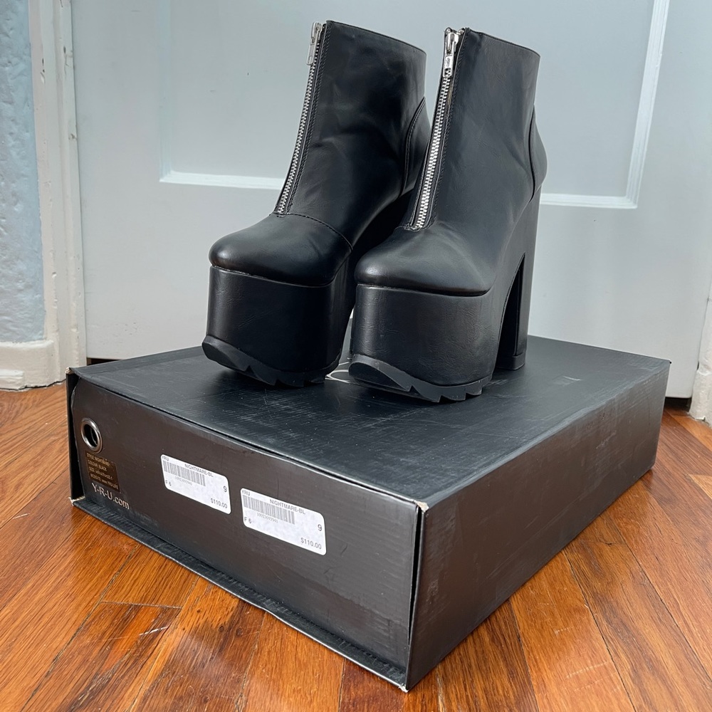 Y.R.U. Nightmare Platform Booties